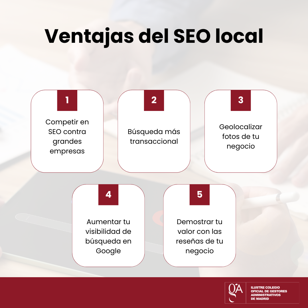 SEO local para pymes infografía